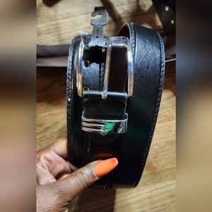 Sophos Men's genuine leather belt.  Sz XL / 42-44. New